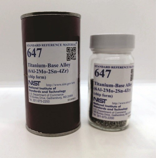 SRM 647  鈦合金，鋁鉬錫鋯標(biāo)準(zhǔn)品