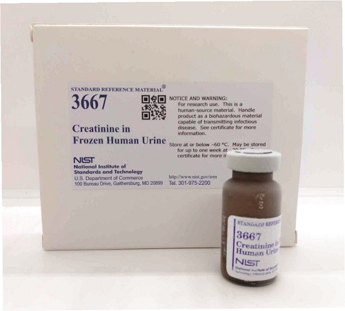 SRM 3667 冷凍人尿液中的肌酐標(biāo)準(zhǔn)品