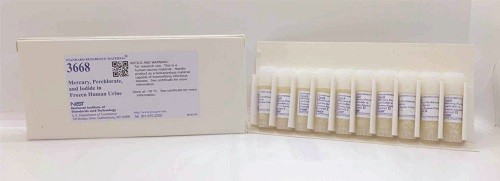 SRM 3668  冷凍人尿中的汞、高氯酸鹽和碘化物標(biāo)準(zhǔn)品