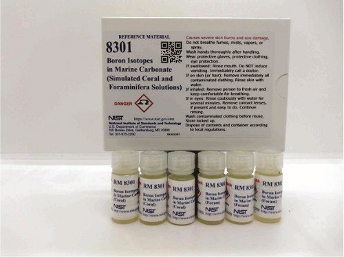 RM 8301 海相碳酸鹽中的硼同位素(模擬珊瑚和有孔蟲(chóng)溶液)標(biāo)準(zhǔn)品