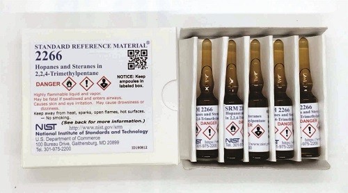 SRM 2266   2，2，4三甲基戊烷中的厚樸烷和甾烷標(biāo)準(zhǔn)品