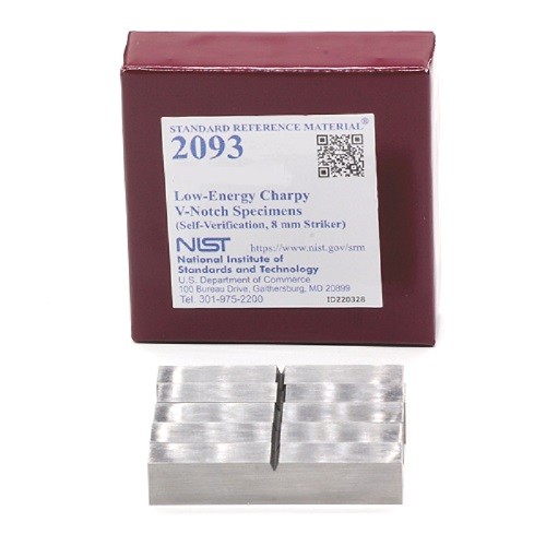 SRM 2093  低能量Charpy V-缺口樣本(自驗(yàn)證，8毫米射手)