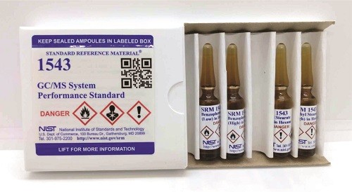 SRM 1543  GC/MS系統(tǒng)性能標(biāo)準(zhǔn)品