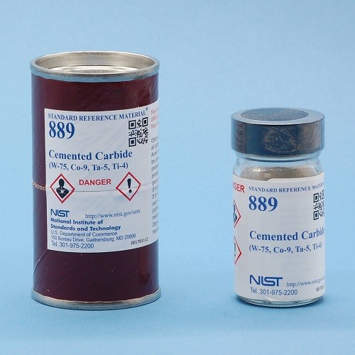 SRM 889  硬質(zhì)合金(W-75，Co-9，Ta-5，Ti-4)標準品
